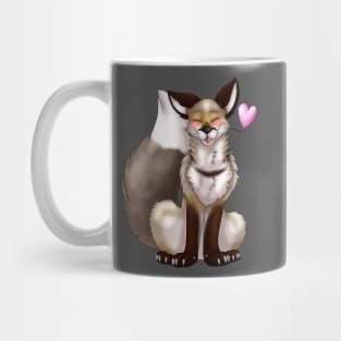 Foxy Friends: Light Grey Mug